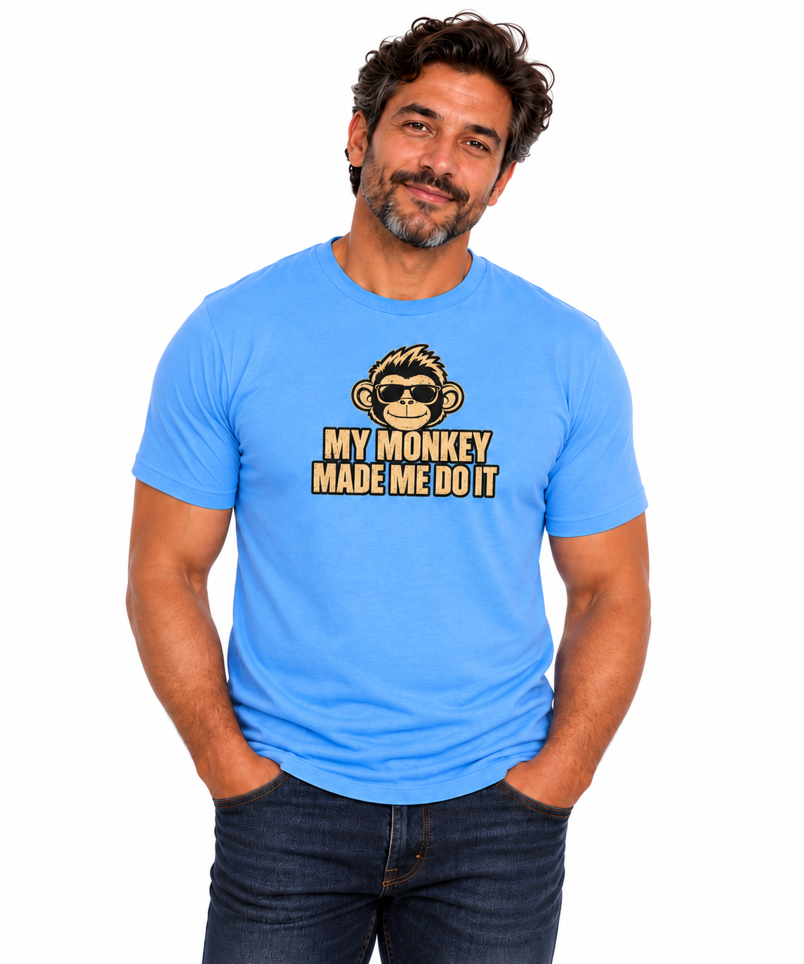 MY MONKEY MADE ME DO IT!