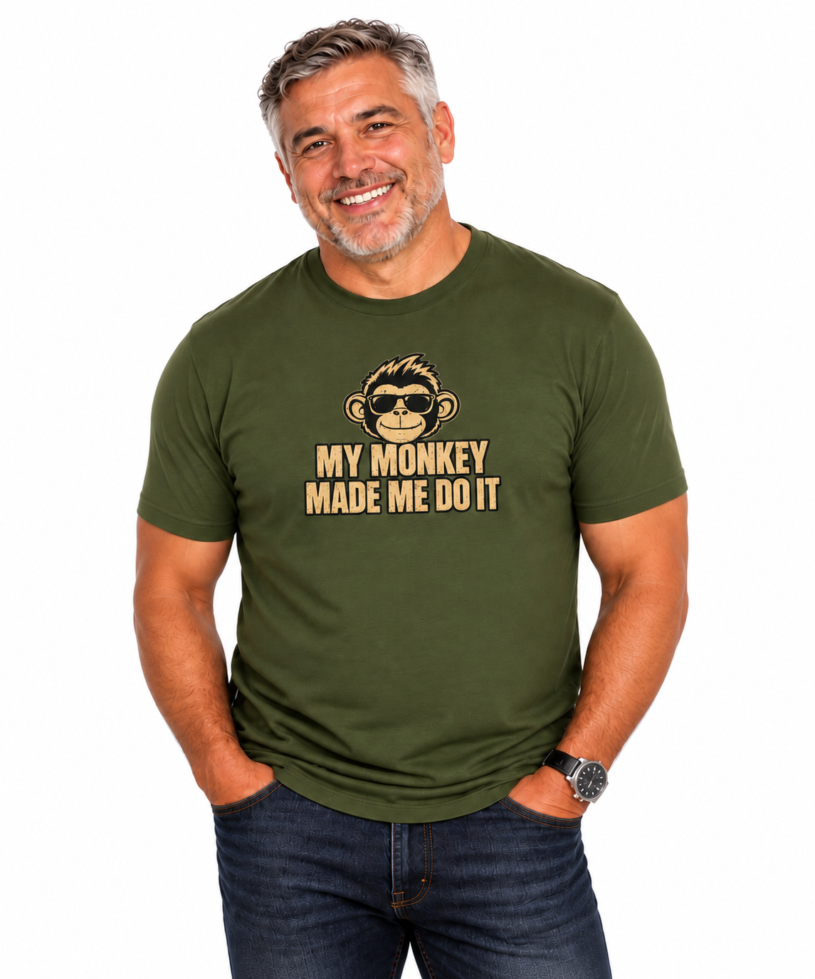 MY MONKEY MADE ME DO IT!