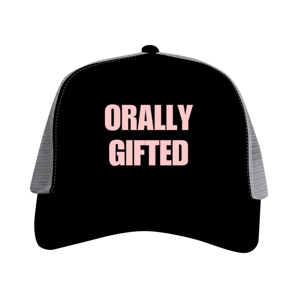 Orally Gifted Snapback Cap - Stickerei
